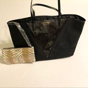 NWOT Victoria’s Secret VS Clear Tote - Tiger Bag